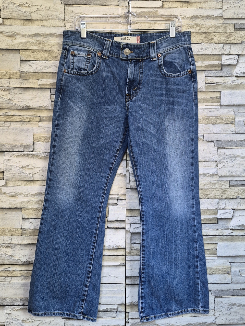 ​Levi's 515 Bootcut Jeans Women's Size 12 M Medium Wash Blue Denim Flap Pocket